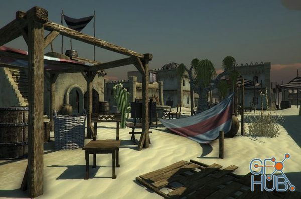 Unity Asset – Desert Village 3