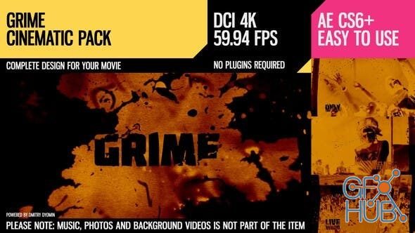 Videohive – Grime (Cinematic pack)