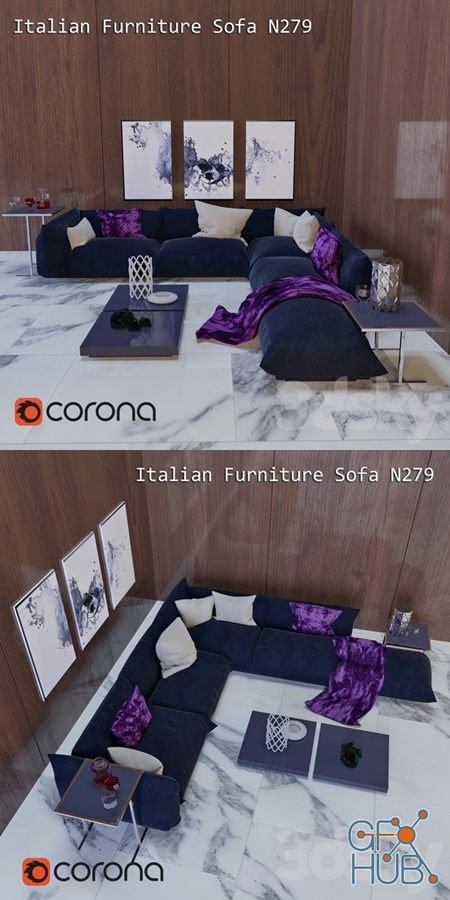 Italian furniture sofa N279