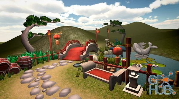 Unity Asset – Asian Garden Pack