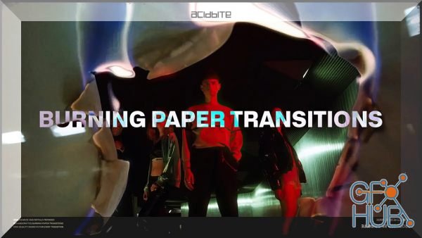 Acidbite – Burning paper transitions