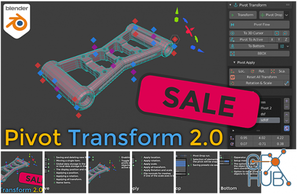 Blender Market – Pivot Transform v2.0.0