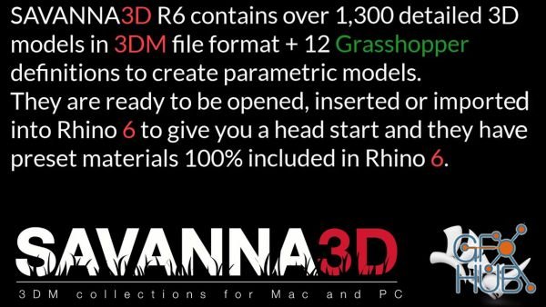 Savanna3D – Architectural Models for Rhino