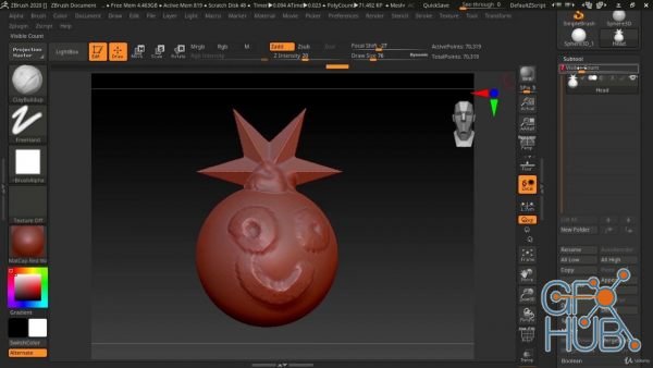 udemy 3d character creation sculpting in zbrush