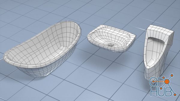 Udemy – Basic Mesh Modeling with 3DSMAX: Sanitaryware Objects