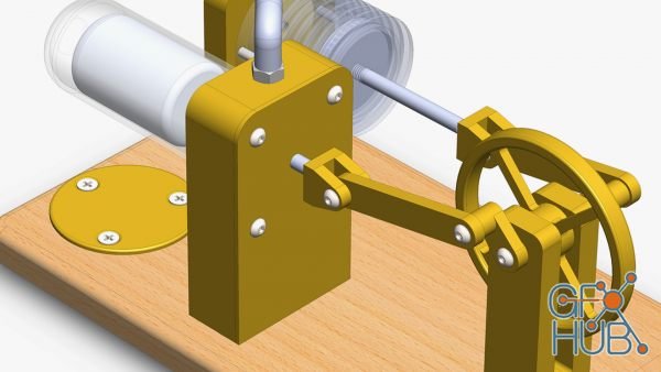 Lynda – SOLIDWORKS: Designing a Stirling Engine