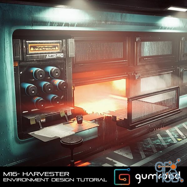 Gumroad – M16 – Harvester |Environment Design Tutorial