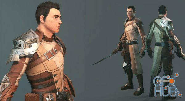 Victory3D – Male Character Creation – Game Pipeline