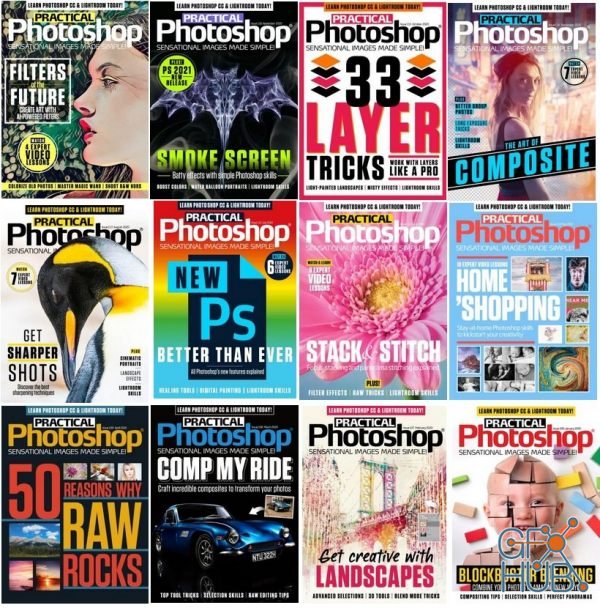 Practical Photoshop - 2020 Full Year Issues Collection