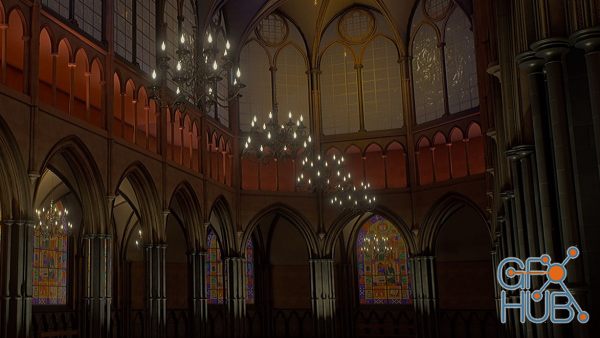 Victory3D – 3D Game Environment Cathedral Creation