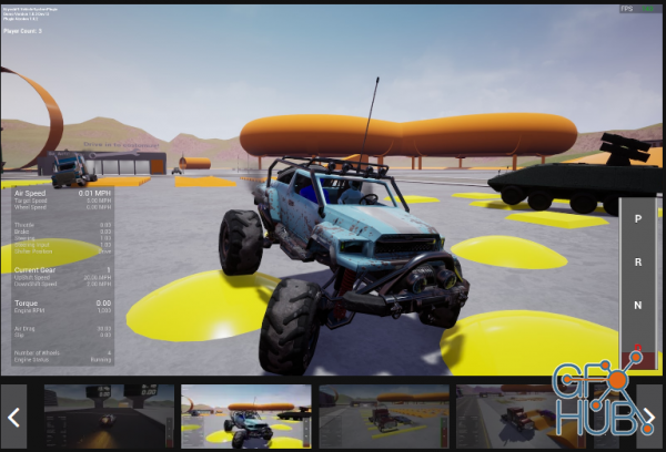 Unreal Engine Asset – Advanced Vehicle System v4.24-4.25