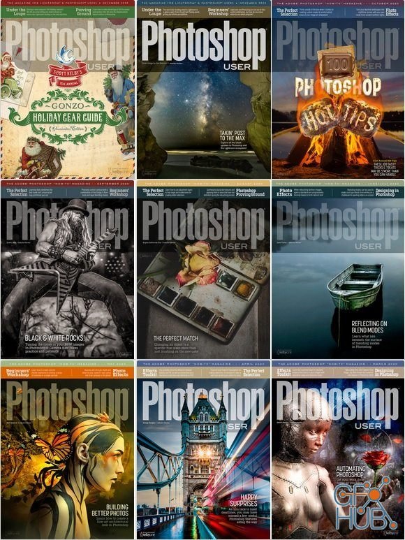 Photoshop User - 2020 Full Year Issues Collection