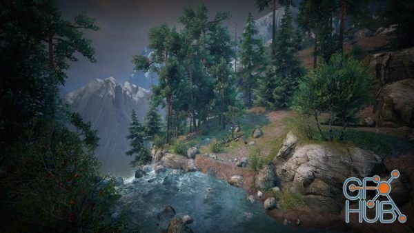 Unreal Engine Asset – WaterMill Environment v4.25