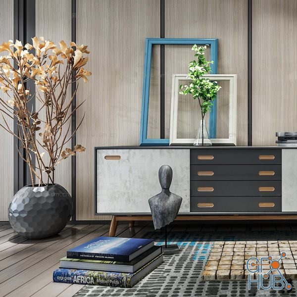Group of furnishings for the mixed living room 14