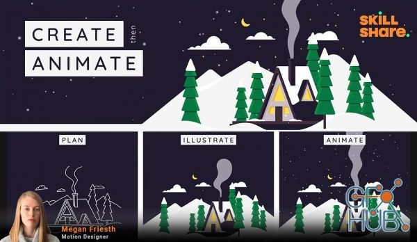 Skillshare – Create then Animate Beginner’s Workflow in Illustrator and After Effects