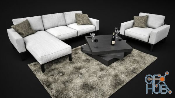 CGTrader – High Quality – Sofa Furniture 3D Models Collection