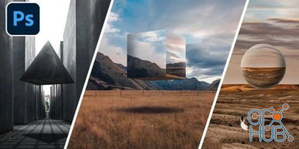 Skillshare – Photoshop Compositing: Floating Metal Shapes