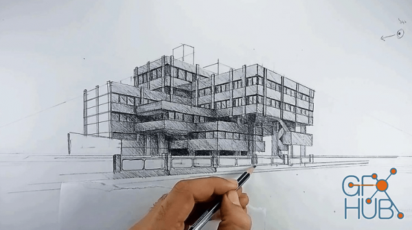 Udemy – drawing perspective step by step-beginning to advanced