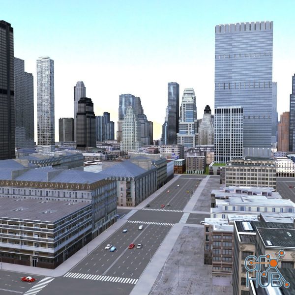 CGTrader – City Block 3D models