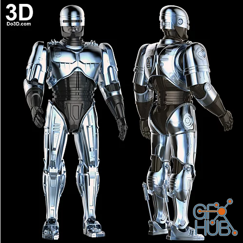 3D Printable Costume - Do3D - Robocop 1987