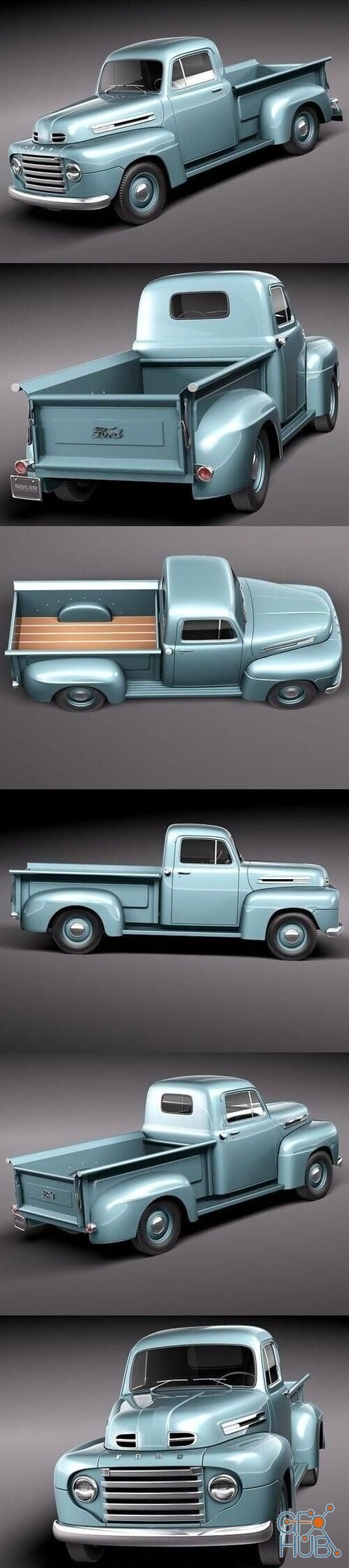 Ford F1 Pickup Truck 1950