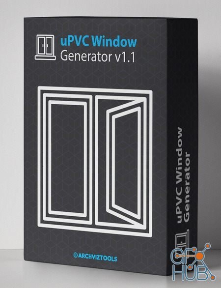 Gumroad – uPVC Window Generator v1.1 for 3ds Max Win