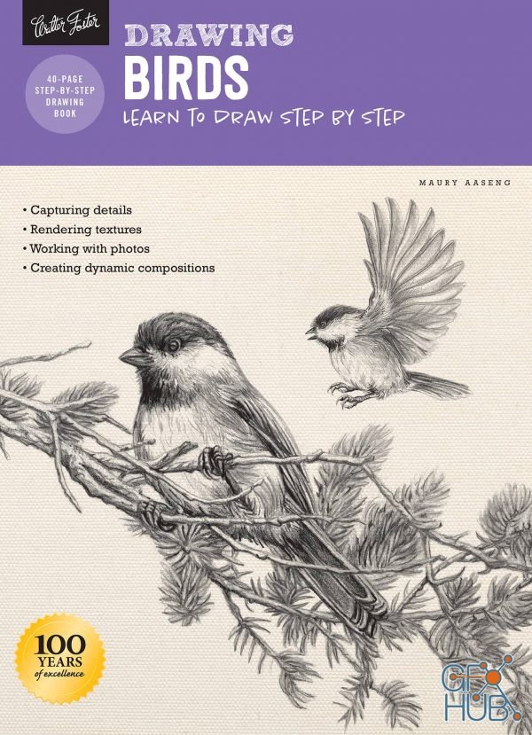 Drawing – Birds – Learn to draw step by step (How to Draw & Paint), Revised Edition (EPUB)