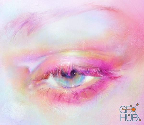 ArtStation – Eye Pink – Photoshop Digital Painting Tutorial