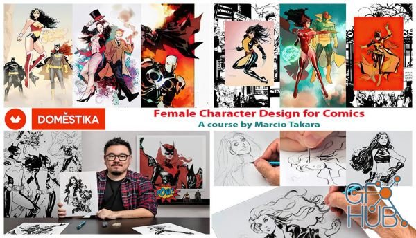 Domestika - Female Character Design for Comics (ENG)