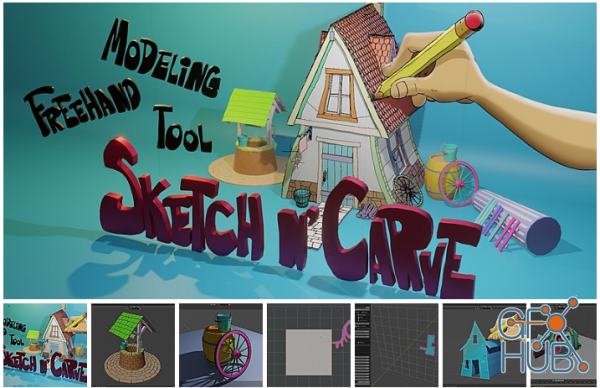 Blender Market – Sketchn'Carve v3.1.7E_R