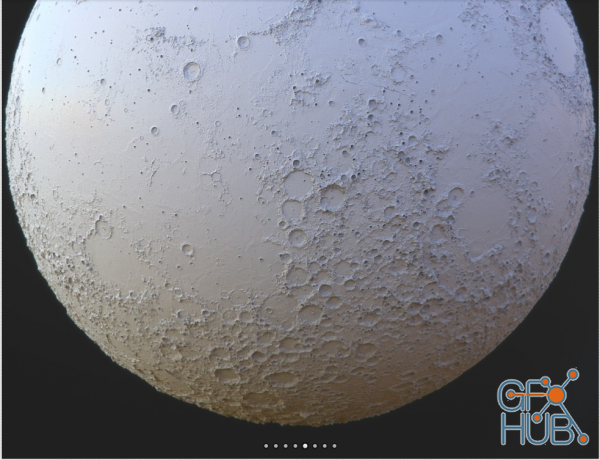 Tuomas Kankola – 92k Moon for Maya and V-Ray