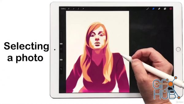 Udemy – Soft portraits with Procreate