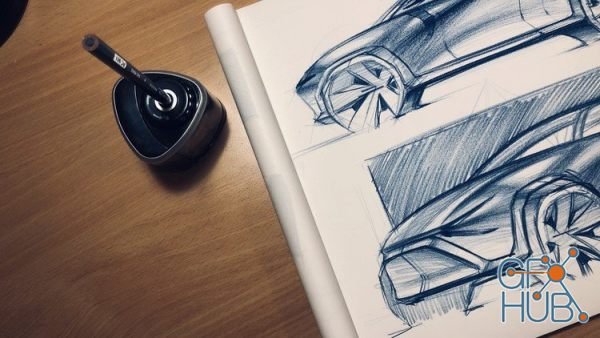 Skillshare – Designers's Essential (How To Sketch Car Like A Professional Automotive Designer With Pencil)
