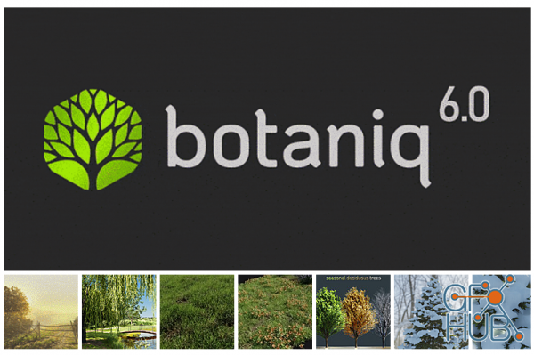Blender Market – Tree And Grass Library Botaniq v6.0