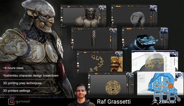 Gumroad – Statues/Collectibles and 3D Printing Class by Raf Grassetti