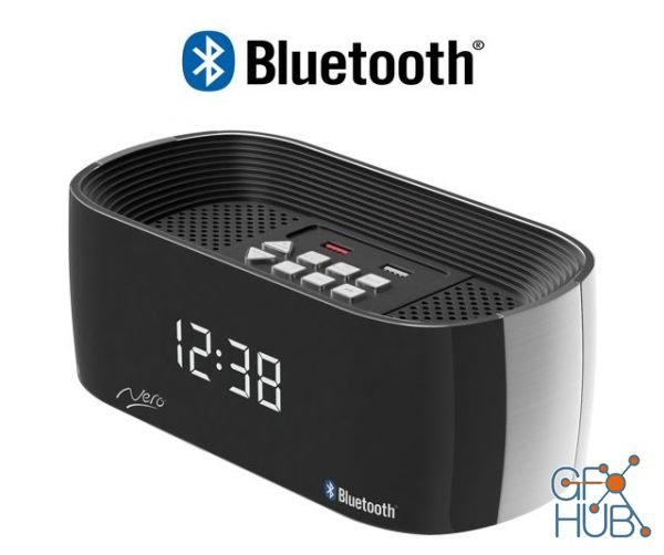 bluetooth radio clock alarm touch screen