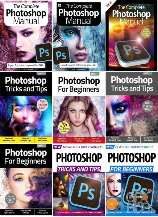 Photoshop The Complete Manual,Tricks And Tips,For Beginners - Full Year 2020 Collection