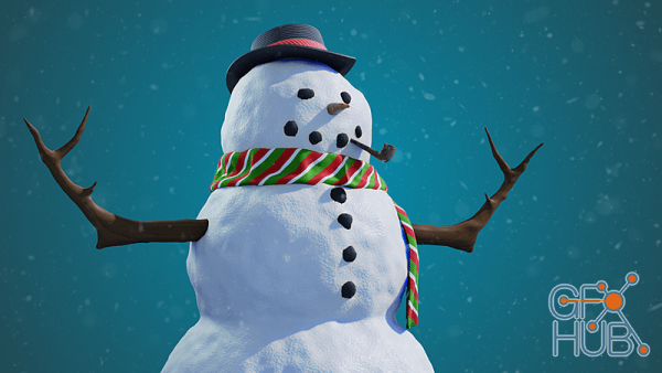 CGCookie – Let's build a snowman in Blender