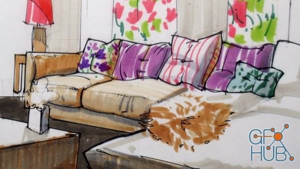 CreativeLive – Draw like an Interior Designer