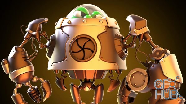 Udemy – Modeling and Rendering a Robot in Maya 2020 Vol. 2