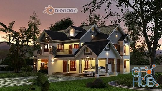 Udemy – Blender 3D Architecture Designing Course Beginner to Pro