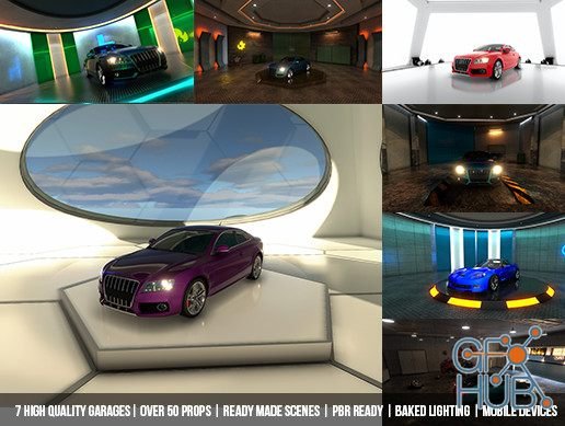 Unity Asset – Garage and Showroom Pack v1.0