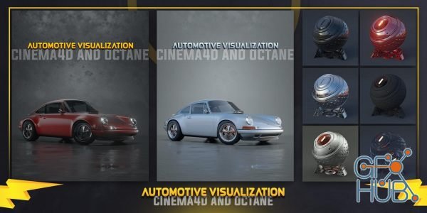 Skillshare – Automotive Visualization with cinema4d and octane render