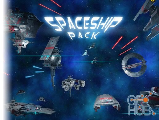 Unity Asset – 16 Spaceships Pack v1.1