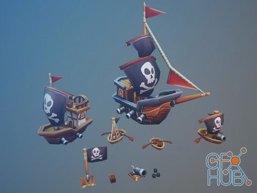 Unity Asset – Pirate Ships