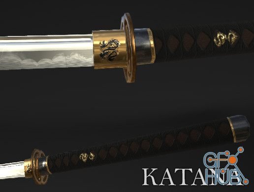 Unity Asset – PBR Katana v1.0