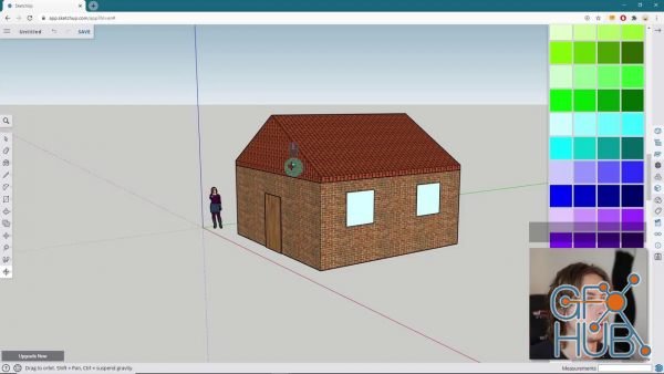 Skillshare – Sketchup 2021 Free – Beginners 3D Modeling Lesson!