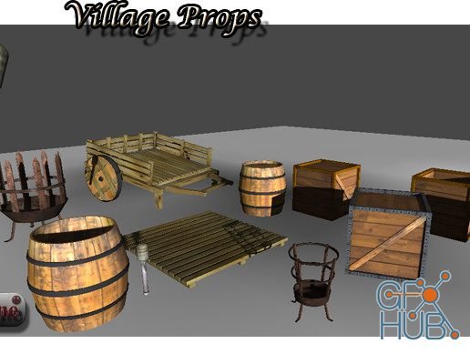 Unity Asset – Village Props v1.0