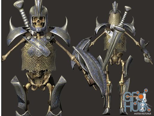 Unity Asset – Skeleton Hero Lieutenant v2.0