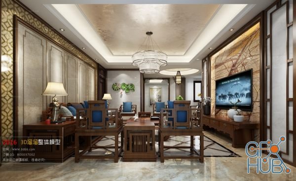Living room space C017